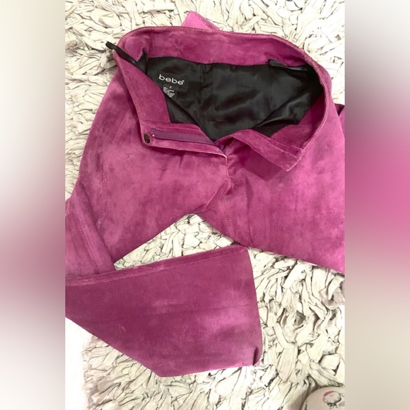 Authentic Bebe Drop Dead Gorgeous Suede pants - Picture 6 of 14